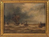 MARITIME PAINTING DEPICTING A