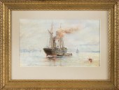 MARITIME PAINTING OF A STEAM/S