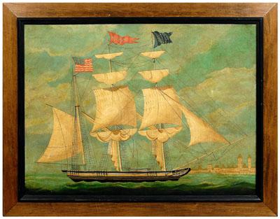Maritime painting, portrait of a