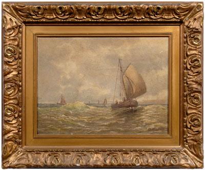 Maritime painting signed Wilkinson,