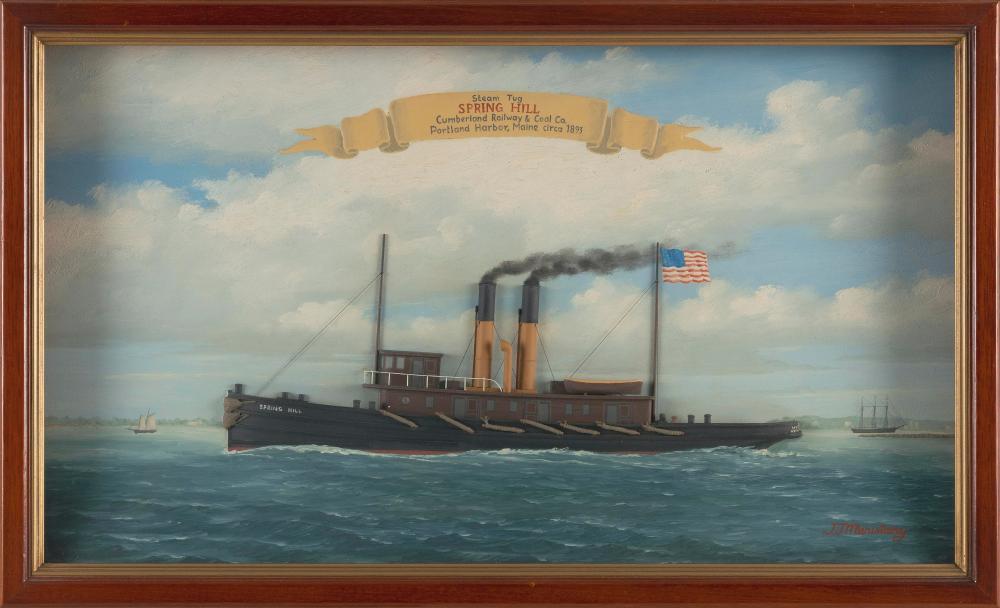 MARITIME SHADOW BOX 20TH CENTURY
