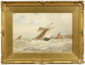 Maritime watercolor, F. J. Ald