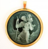 Marius Cosson Guilloche Enamel