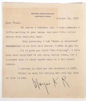 MARJORIE KINNAN RAWLINGS SIGNE