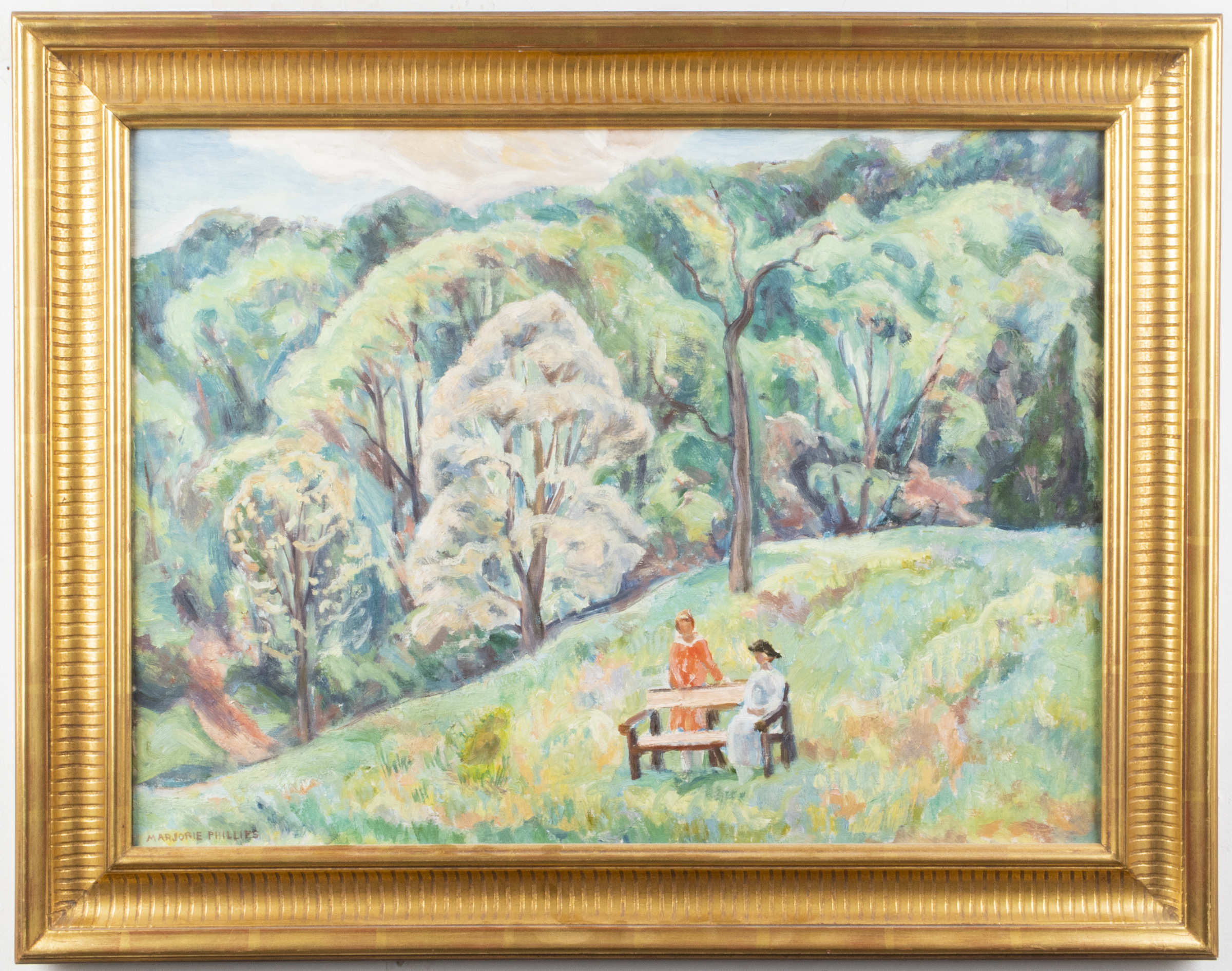 MARJORIE PHILLIPS "LANDSCAPE WITH