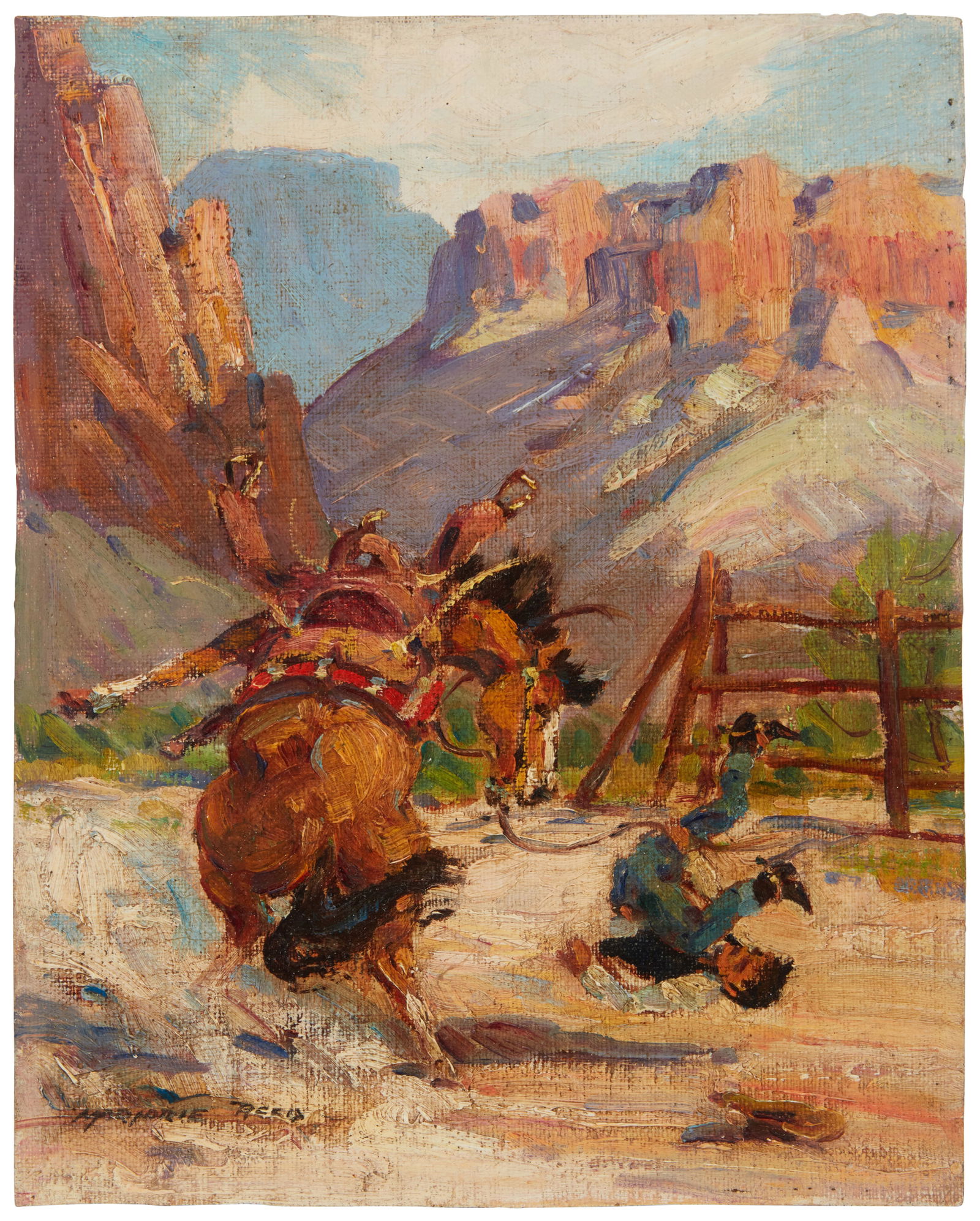 MARJORIE REED (1915-1996), COWBOY