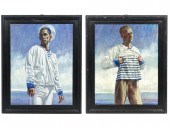 MARK BEARD DOUBLE SIDED PAINTI