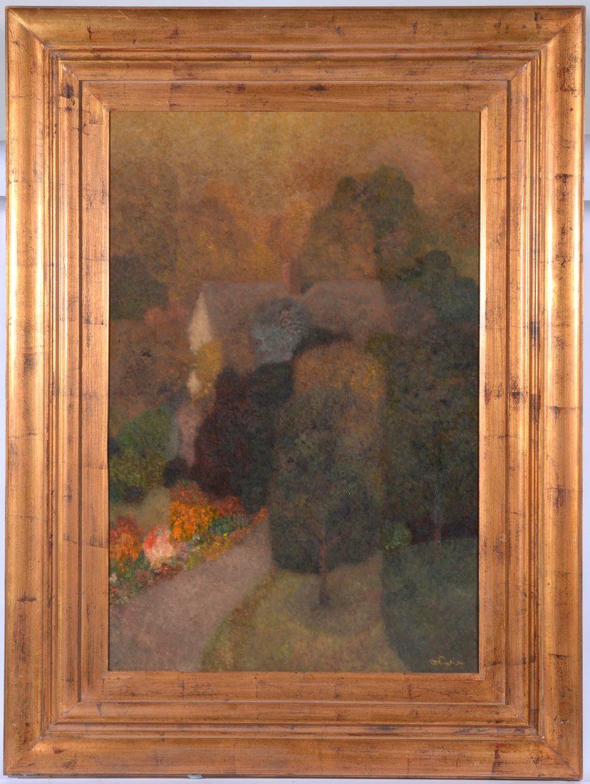 MARK ENGLISH, "HIDEAWAY #2," OIL ON