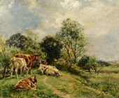 MARK FISHER OIL ON CANVAS LAND