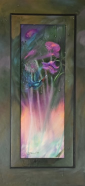MARK GARRO SIGNED OIL PAINTING