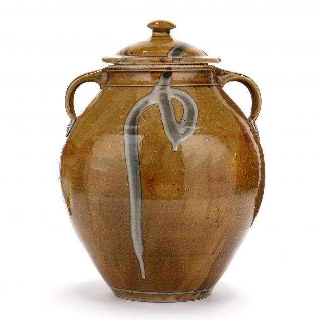 MARK HEWITT (NC), LIDDED POTTERY