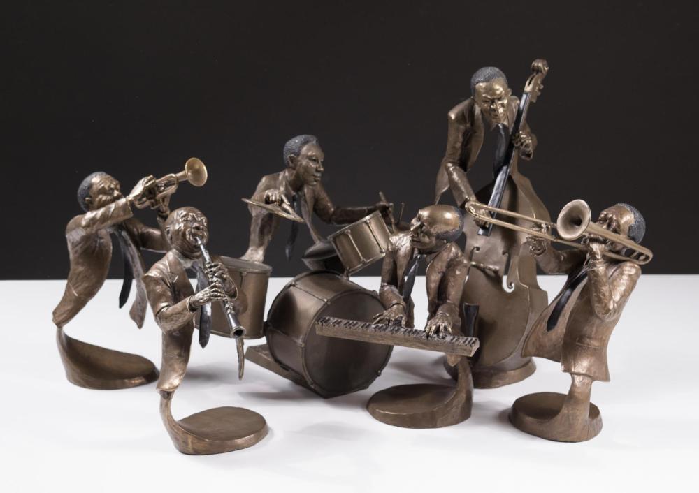 MARK HOPKINS SIX BRONZE
