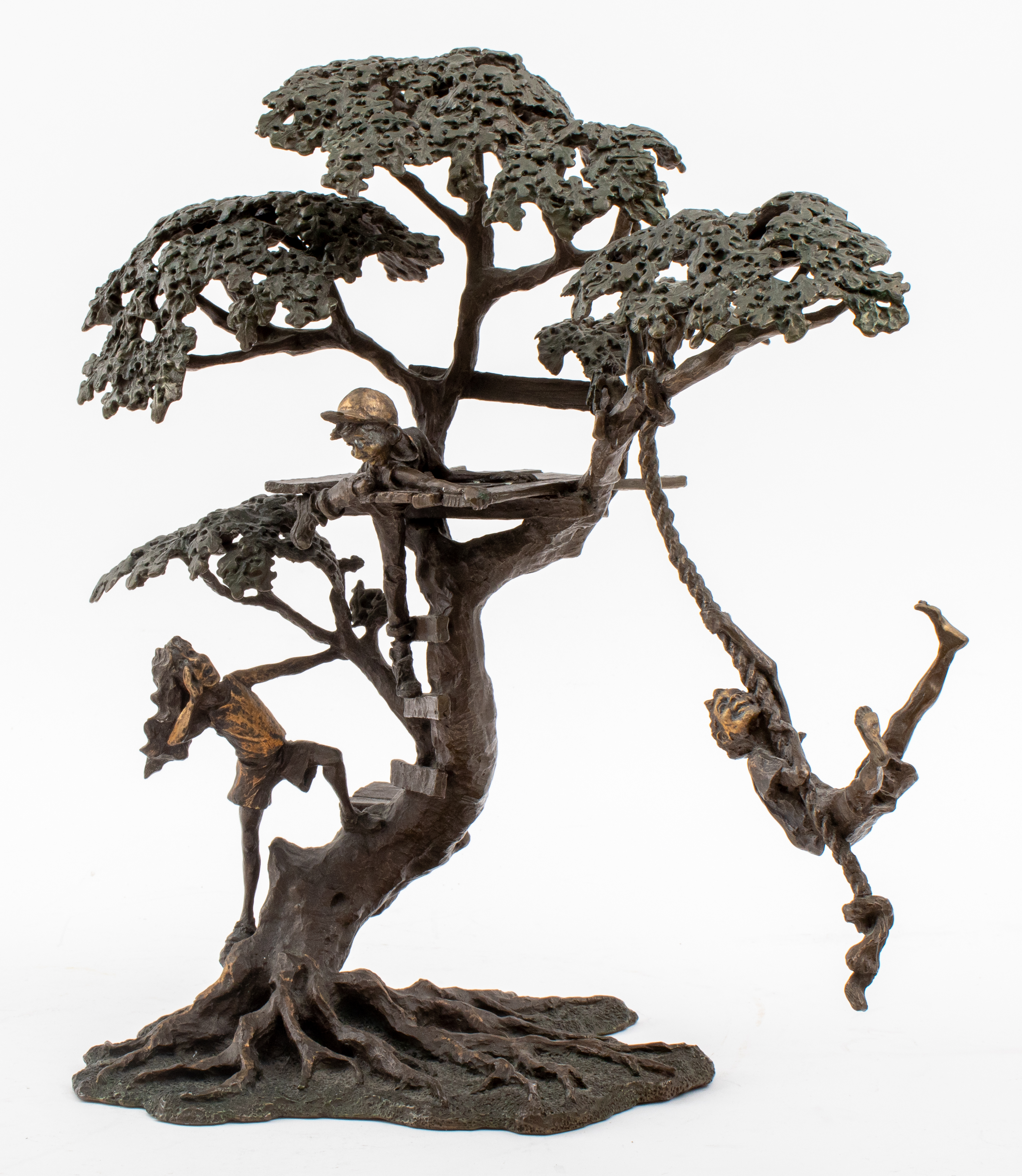 MARK HOPKINS "TREE HOUSE" BRONZE