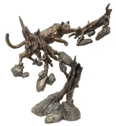MARK HOPKINS WILDLIFE BRONZE,