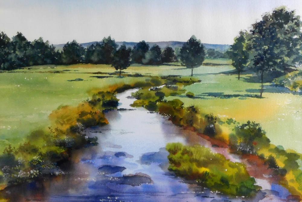 MARK JOHNSON, (20TH C.) "STREAM",