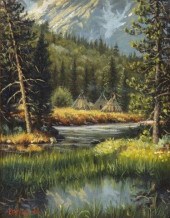 MARK KEATHLEY (B.1963) WESTERN