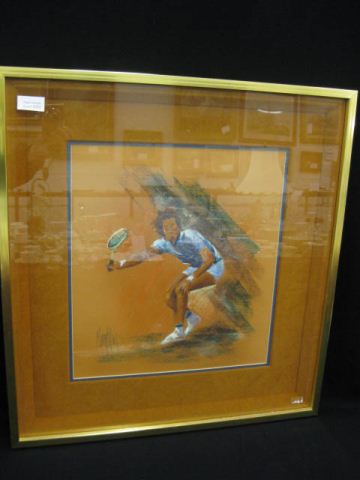 Mark King Pastel Tennis Player