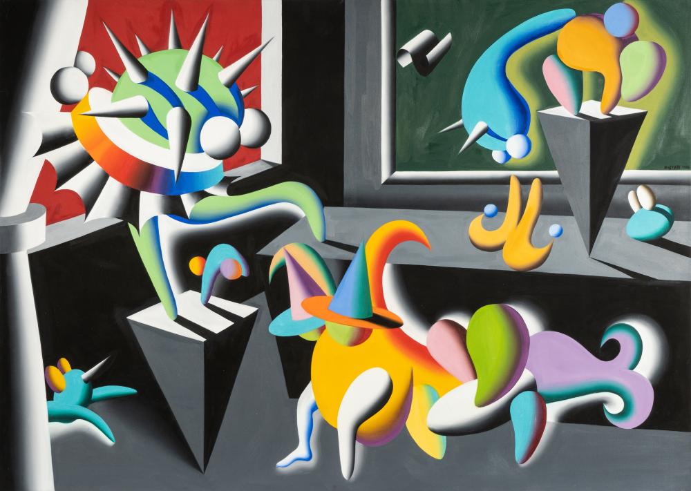MARK KOSTABI (B. 1960): THREE BLIND