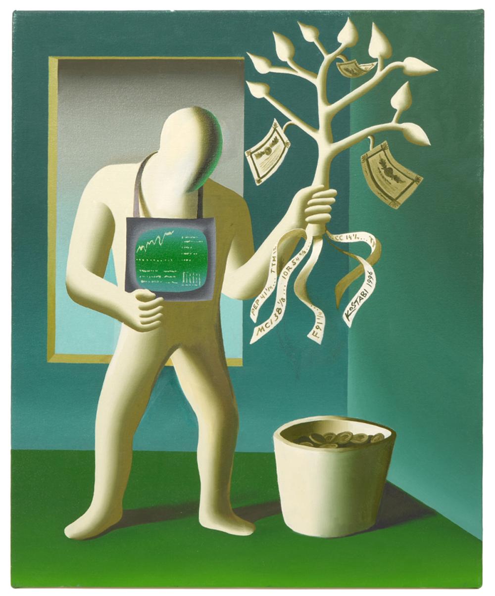 MARK KOSTABI 'GREEN THUMB' ORIGINAL