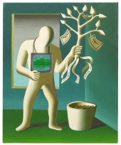 MARK KOSTABI 'GREEN THUMB' ORI