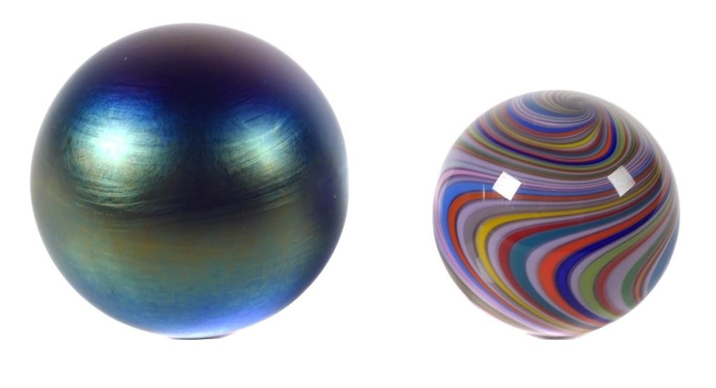 MARK MATTHEWS SIGNED MARBLES RARE