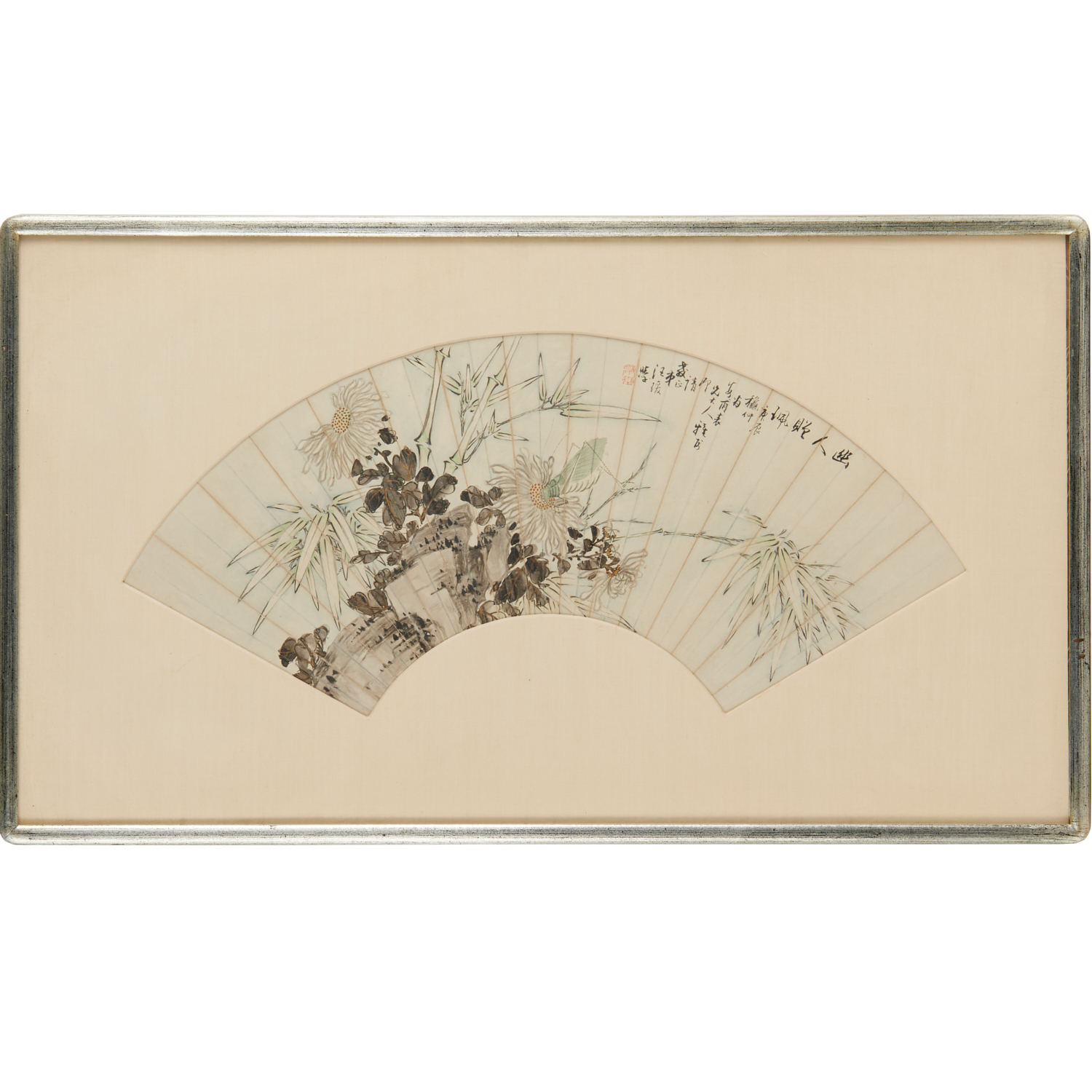 MARK OF WANG YUAN, FAN PAINTING, C.