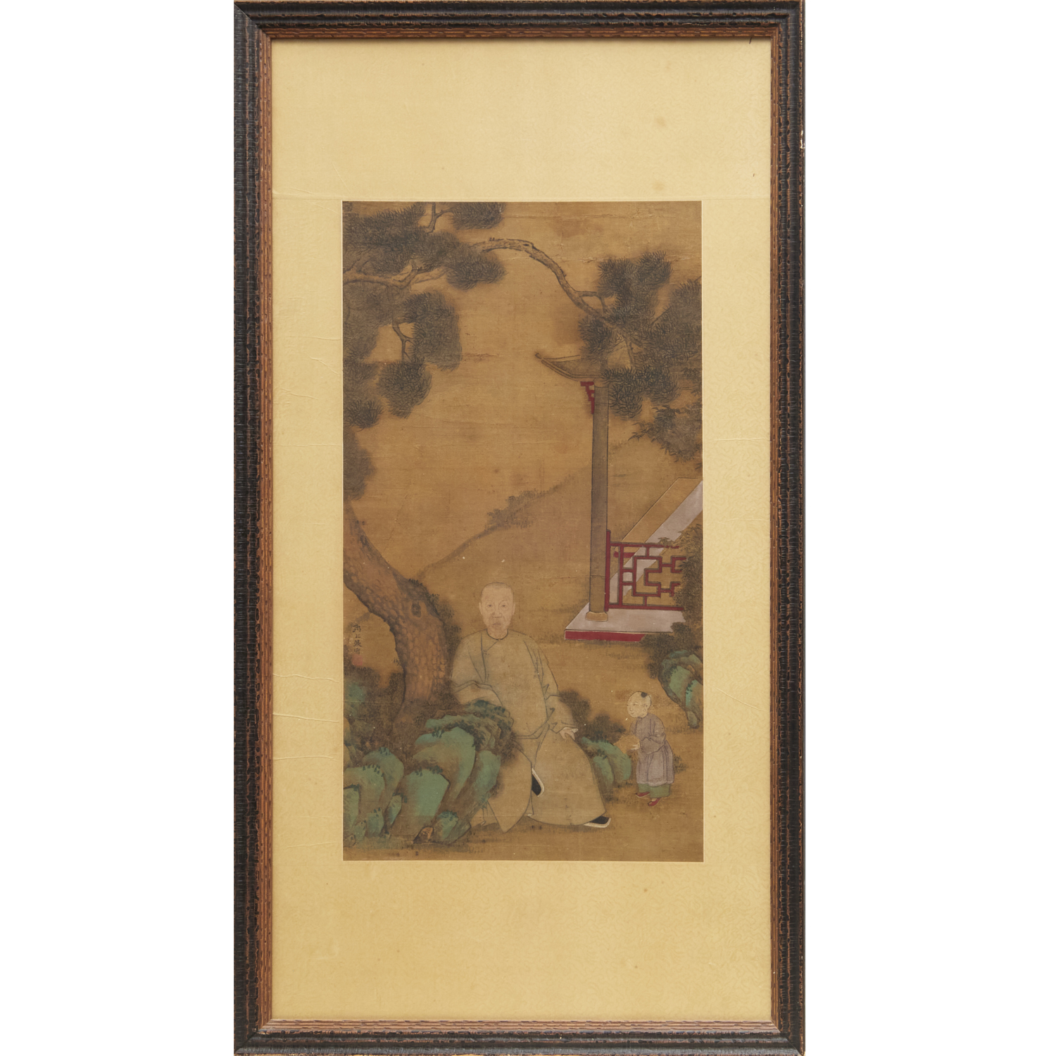 MARK OF YU-ZHIDING, SILK SCROLL
