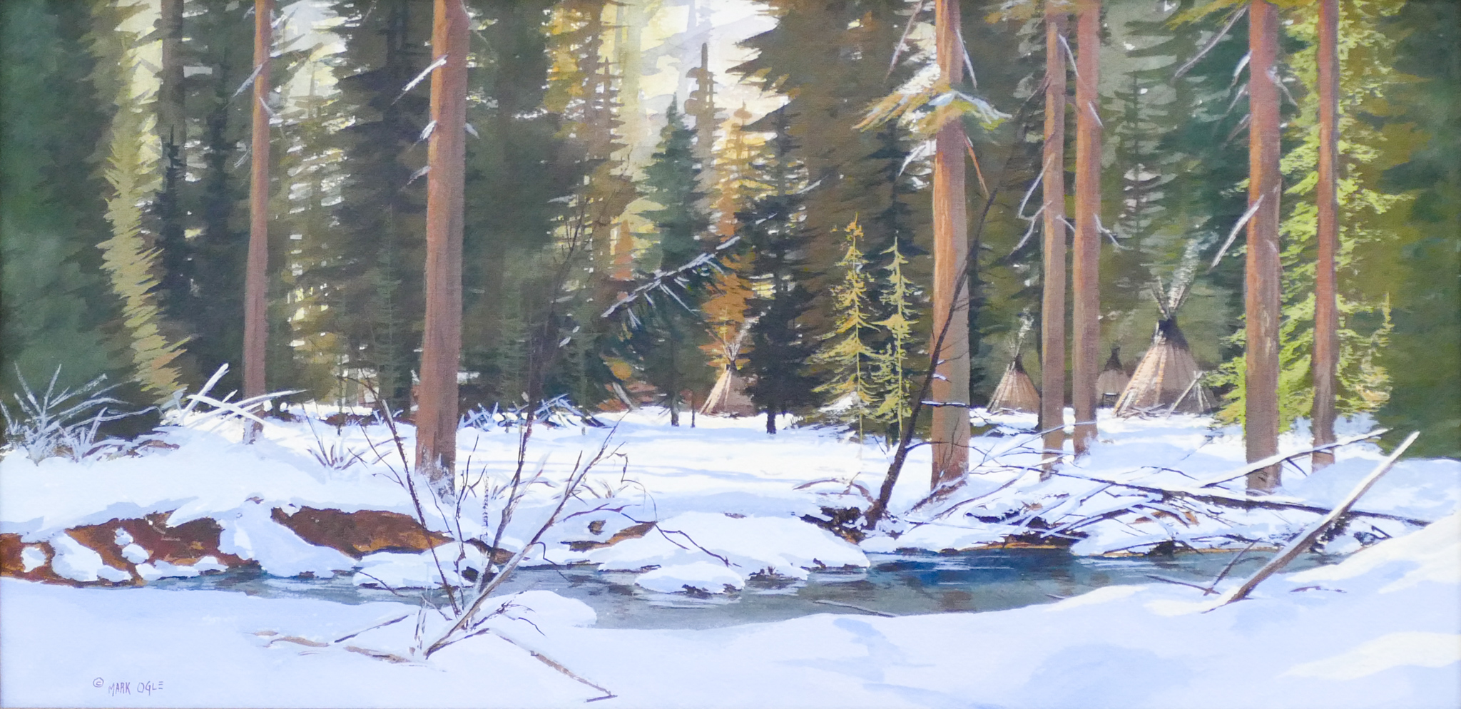 Mark Ogle ''Prairie Encampment''