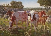 MARK PERSYN (B.1960) LONGHORNS