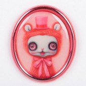 MARK RYDEN: PINK YAK BROOCHEna
