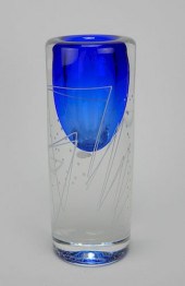 MARK SUDDUTH GLASS VASEMark Su