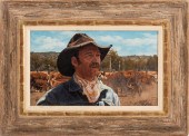 MARK SWANSON "A CATTLEMAN" OIL