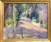 MARK THOMAS OIL ON CANVAS "QUI