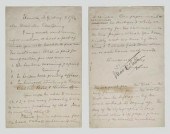 Mark Twain dual-signed letter,