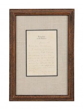 MARK TWAIN HANDWRITTEN LETTER,