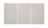 MARK TWAIN HANDWRITTEN LETTER