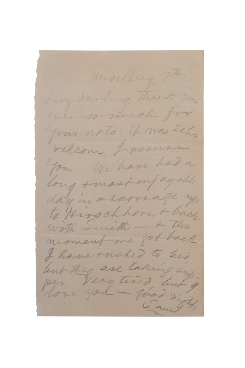 MARK TWAIN SIGNED LETTER TO HIS