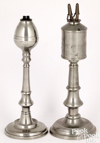 MARKED ROSWELL GLEASON PEWTER FLUID