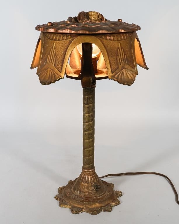 MARKEL ART DECO IRON TABLE