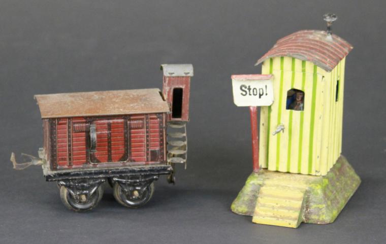 MARKLIN GUARDS HOUSE & BING BOX CAR