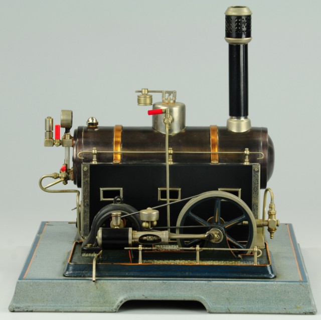 MARKLIN STEAM ENGINE Blue pressed