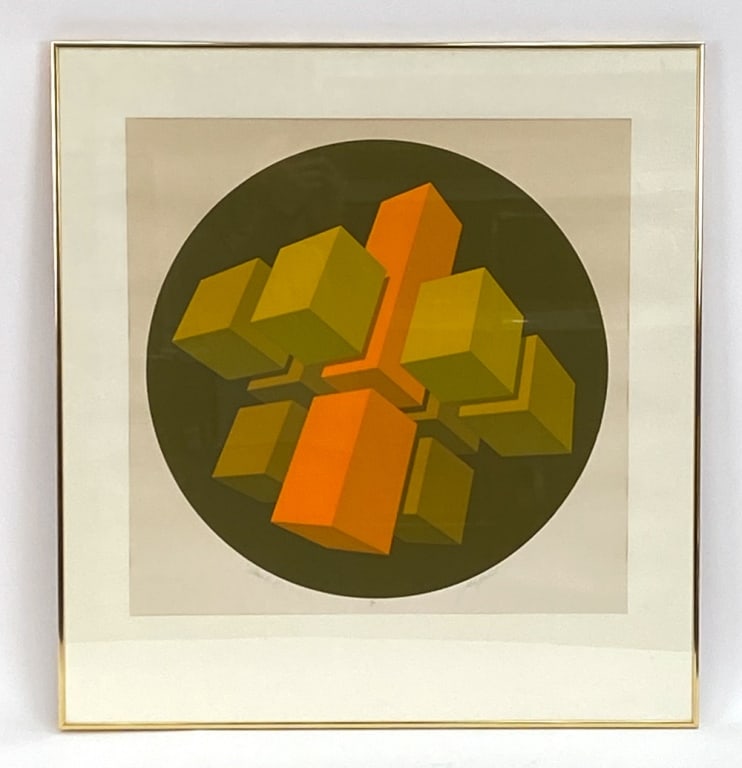 MARKO SPALATIN OP ART SERIGRAPH