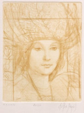 MARKUS CSABA (B.1953) DRYPOINT