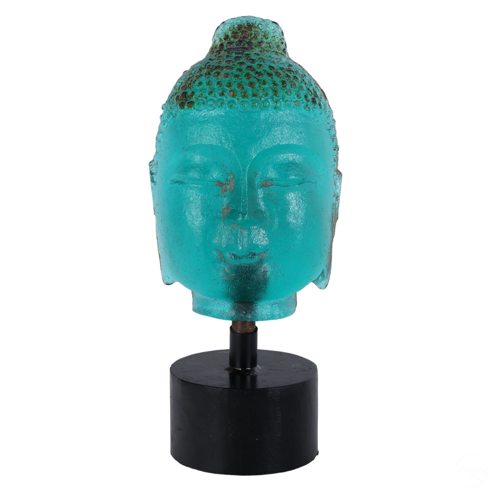 MARLENE ROSE B1967 AQUA ART GLASS