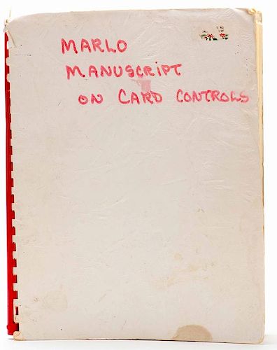 MARLO, ED. CONTROL SYSTEMS. AUTHOR,