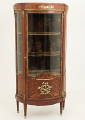 MARQUETRY AND GILT BRONZE MOUN
