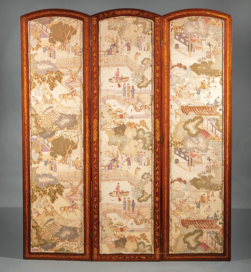 MARQUETRY AND MAHOGANY THREE