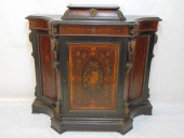 MARQUETRY INLAID CREDENZA, EBO