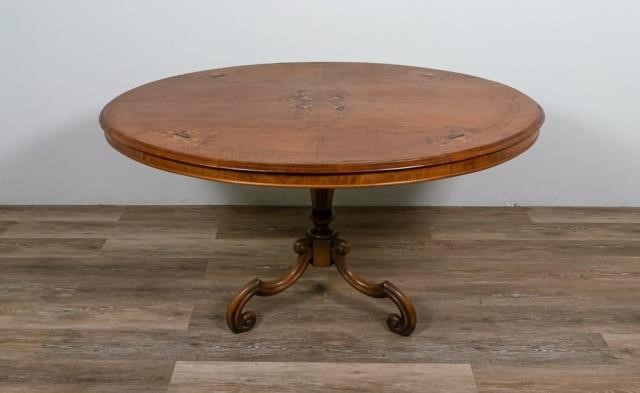 MARQUETRY INLAID DINING ROOM