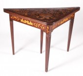 MARQUETRY INLAID FLIP TOP CORN